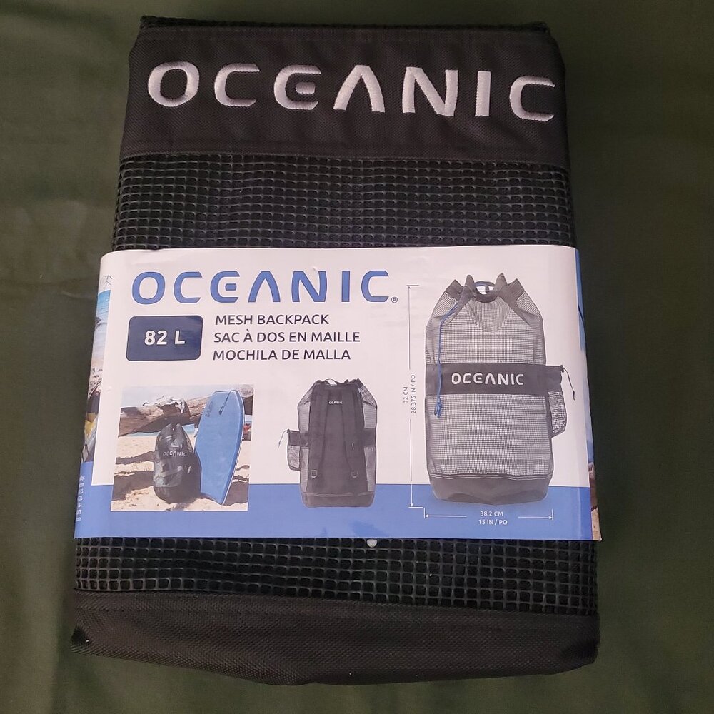 Oceanic Unisex Scuba Diving Beach Bag NWT